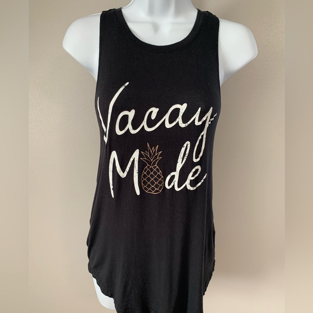 Maurices Black Casual Tank Top
